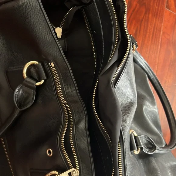 Gym Tote Leather Duffle Bag